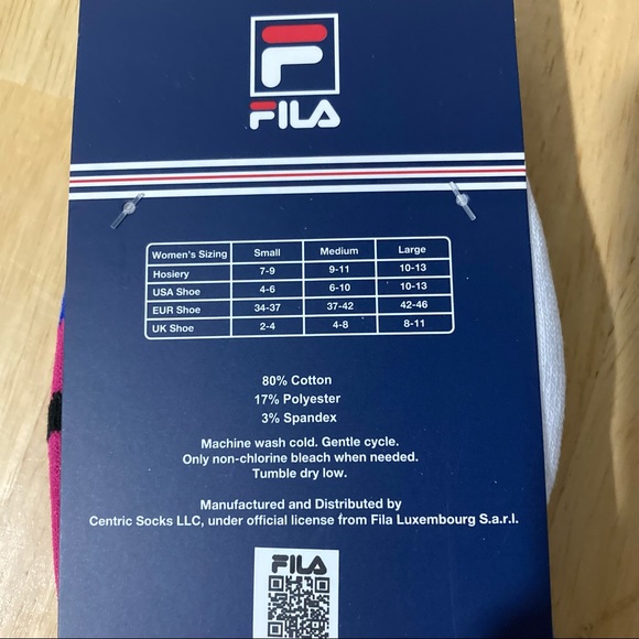 3 x 2 Pair Fila No Show Socks - Size 6-10 - Picture 5 of 8